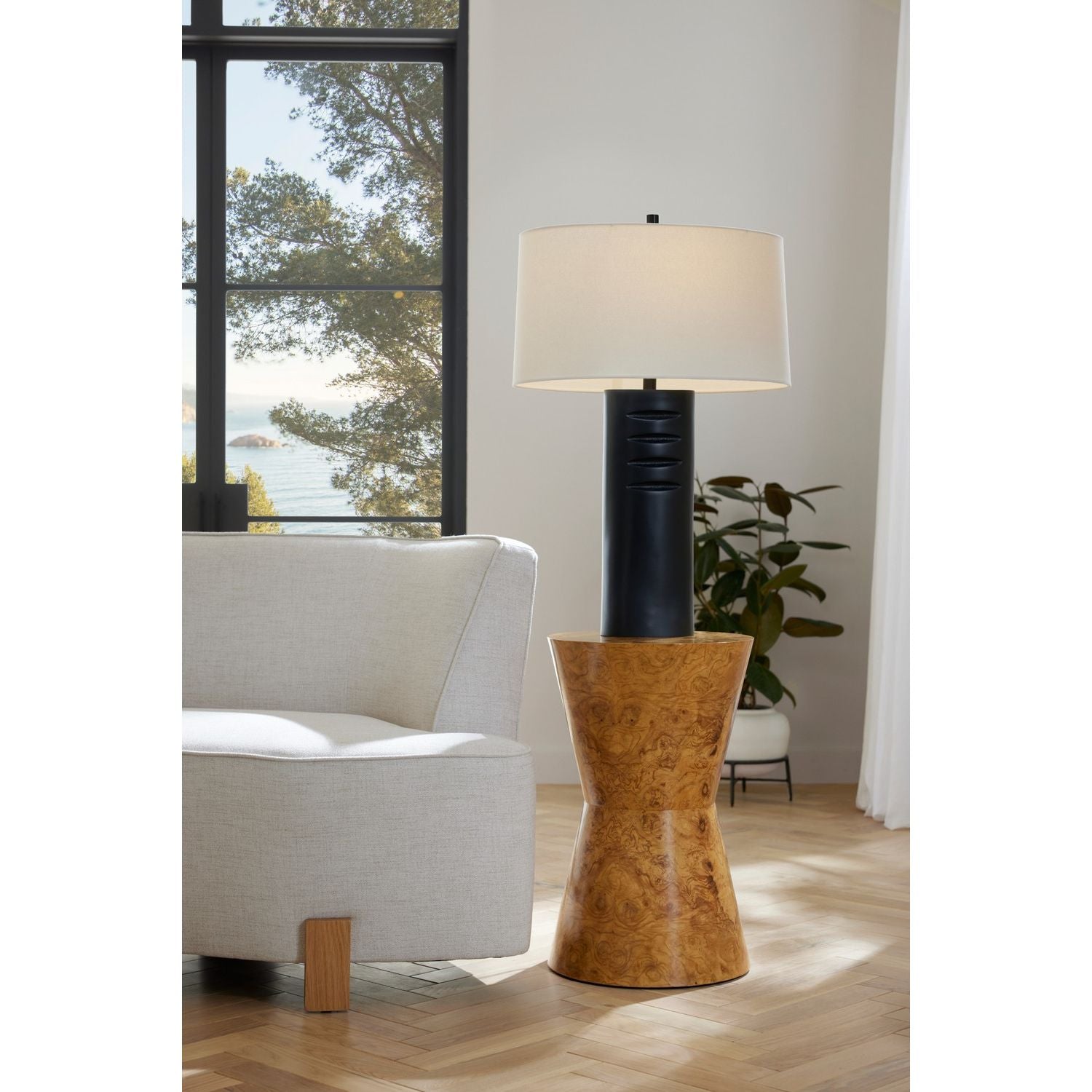 Arteriors - FAS06 - Table d'appoint - Costello - Loupe blonde