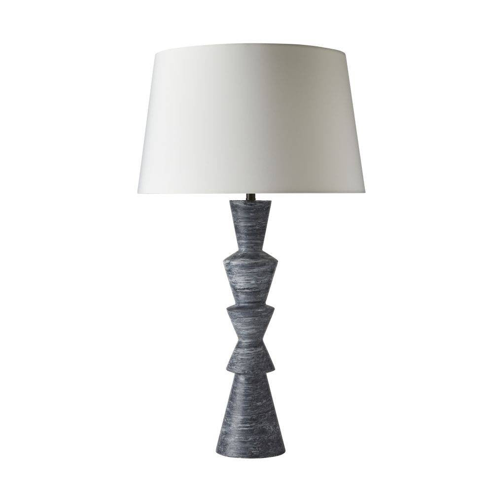 Arteriors - PTC45-SH046 - Une lumière Lampe de table - Chloé - Galaxie/Bronze/Blanc cassé/Blanc cassé