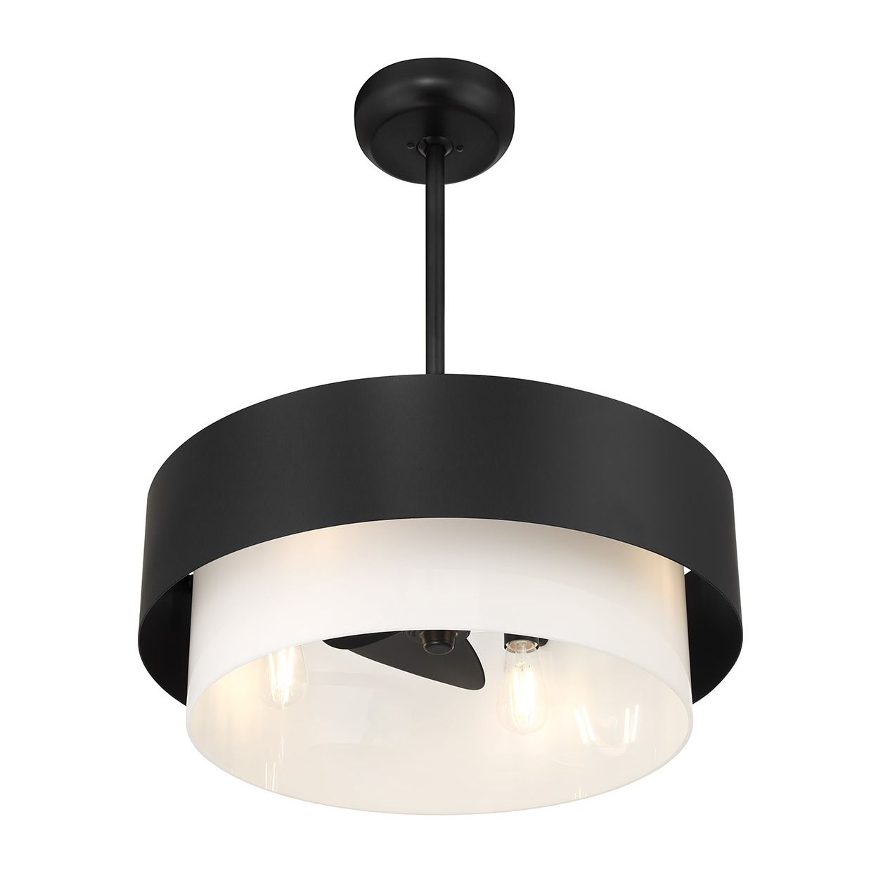 Savoy House - 22-FD-445-89 - Four Light Fan D'Lier - Diana - Matte Black