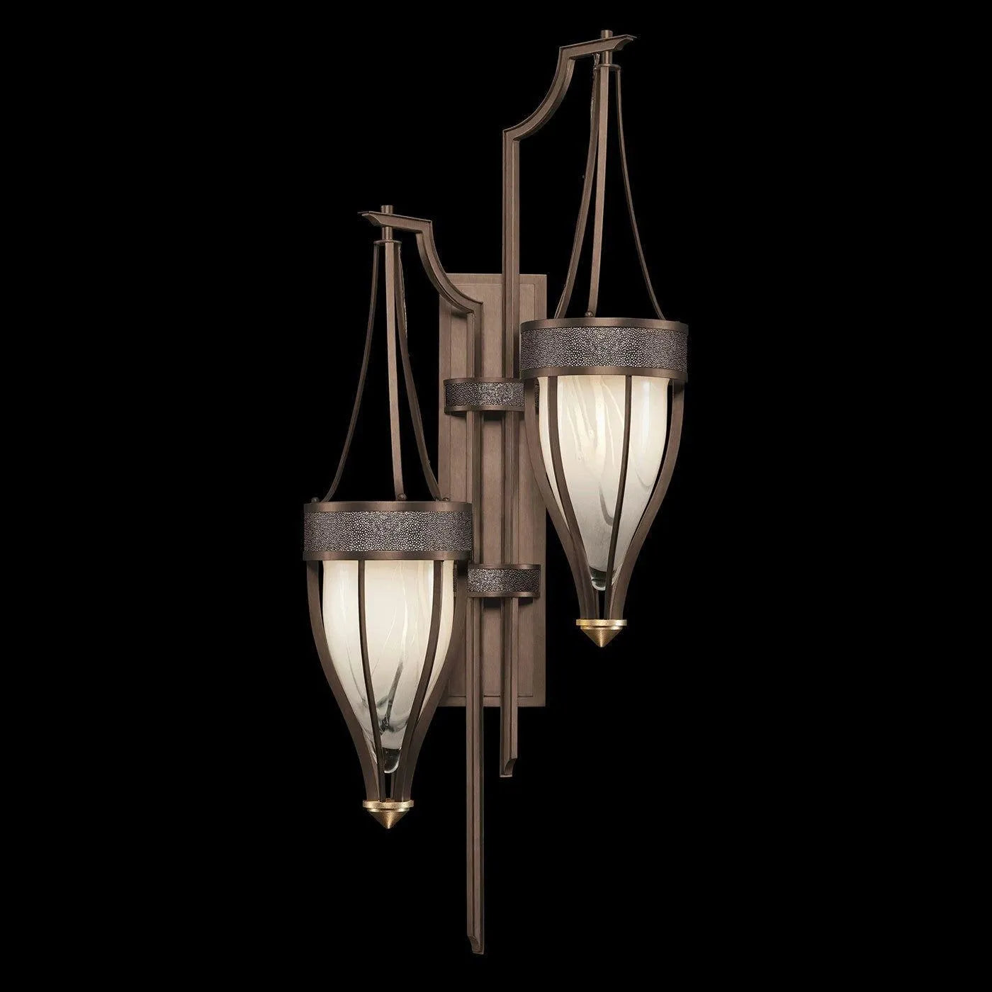 Fine Art - 100041-211 - Two Light Wall Sconce - Mirage - Bronze