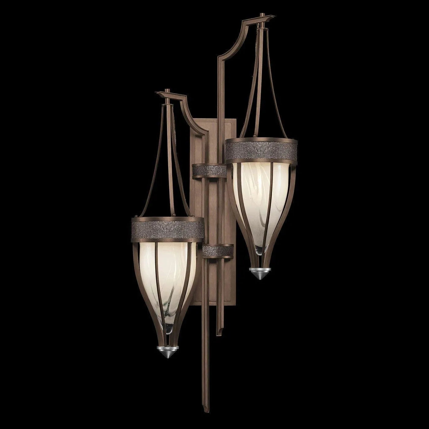 Fine Art - 100041-221 - Two Light Wall Sconce - Mirage - Bronze
