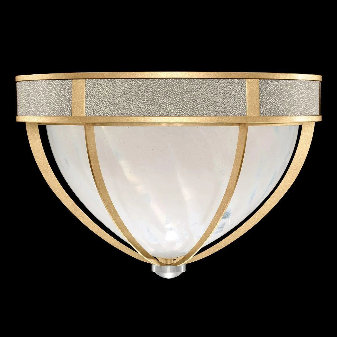 Fine Art - 100042-322 - Three Light Flush Mount - Mirage - Gold