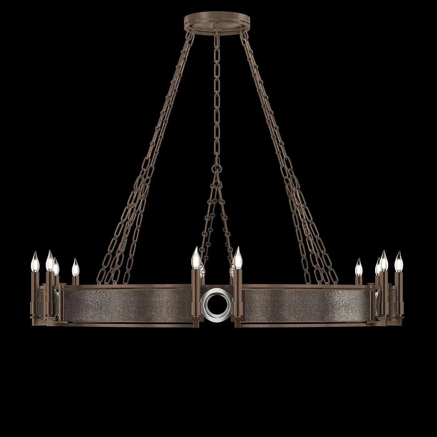 Fine Art - 100048-221 - 12 Light Chandelier - Mirage - Bronze