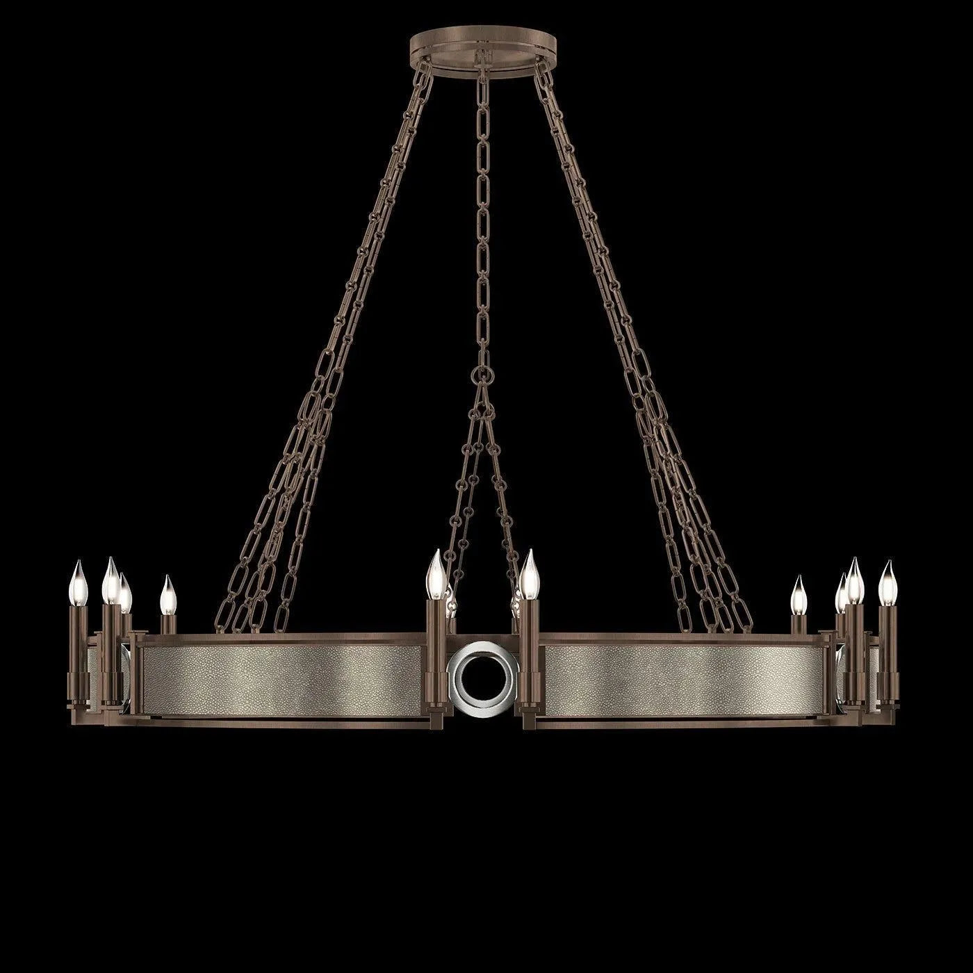 Fine Art - 100048-222 - 12 Light Chandelier - Mirage - Bronze