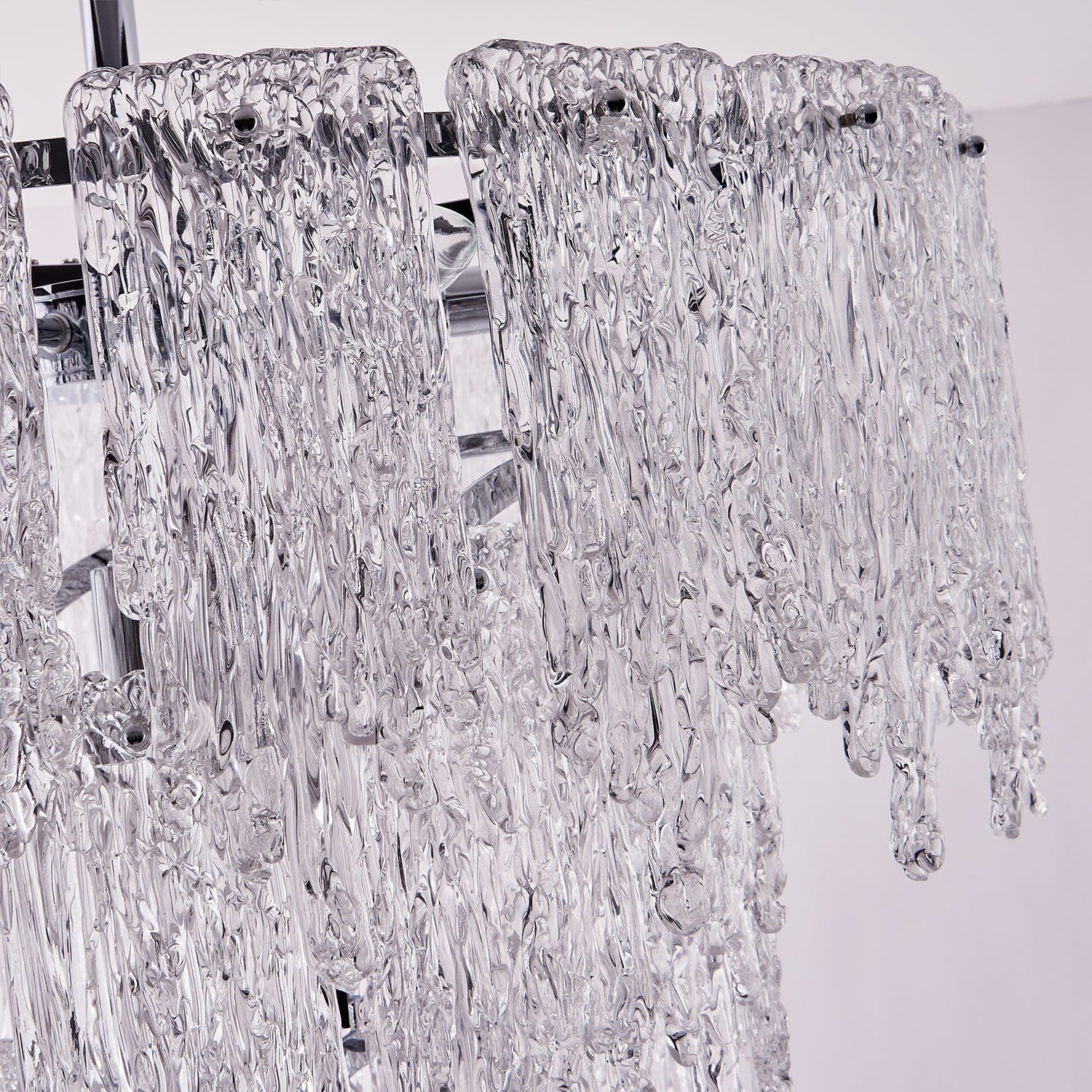Kalco - 523255CH - Dix lumières Suspension - Gisel - Chrome poli