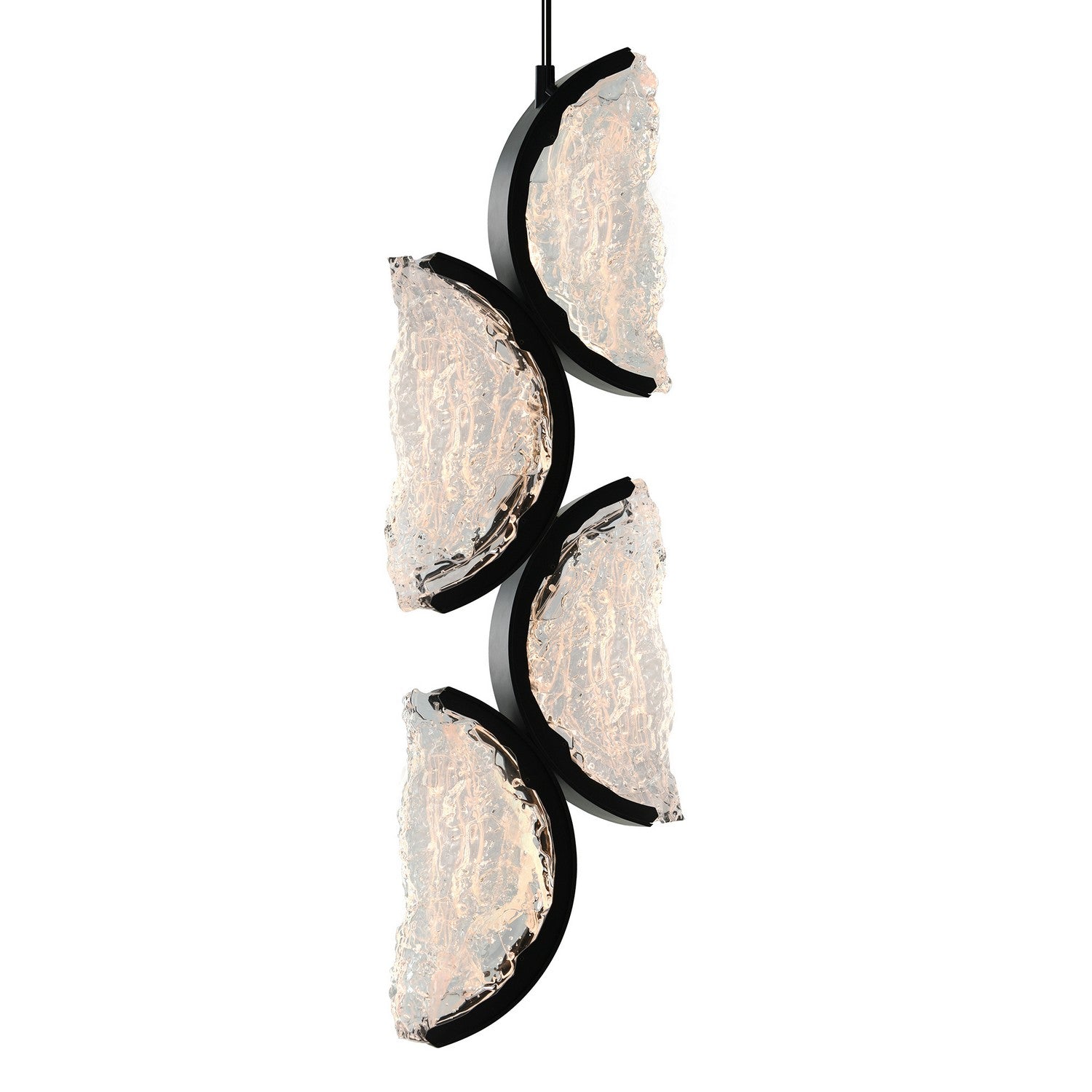 CWI Lighting Canada - 1715P8-4-101 - Mini LED Suspension - Lune - Noir