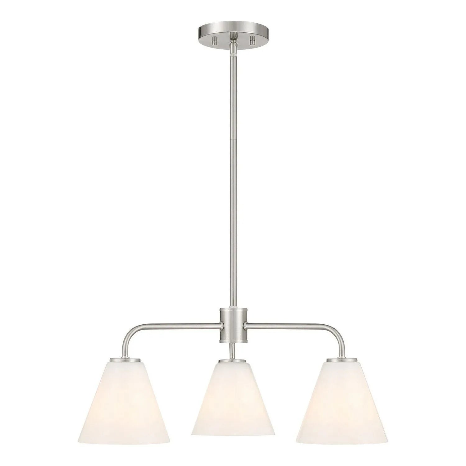 Savoy House - 1-4013-3-SN - Three Light Chandelier - Blair - Satin Nickel