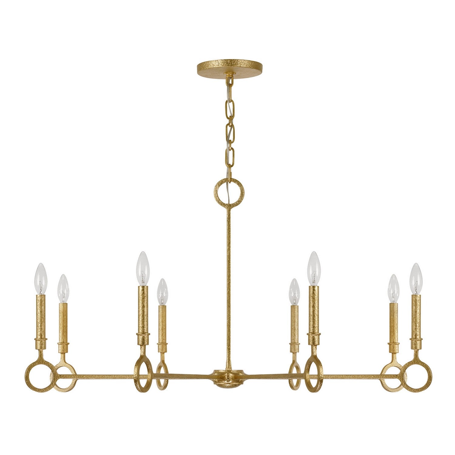 Savoy House - 1-6847-8-93 - Eight Light Chandelier - Noah - Gold Armory