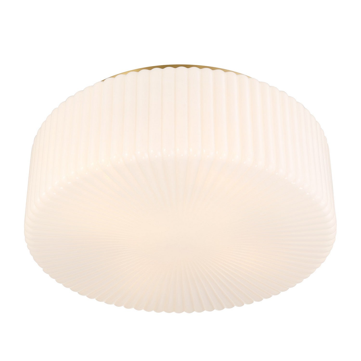 Savoy House - 6-4187-4-322 - Four Light Flush Mount - Edgemont - Warm Brass