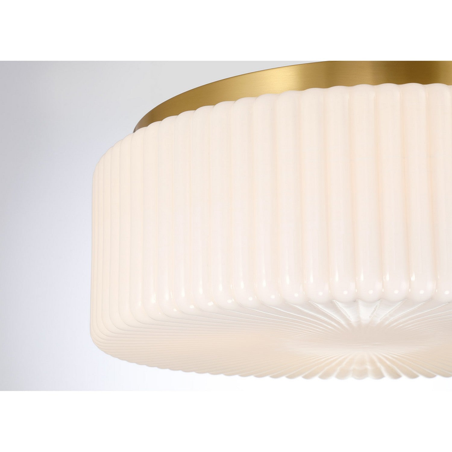 Savoy House - 6-4187-4-322 - Four Light Flush Mount - Edgemont - Warm Brass
