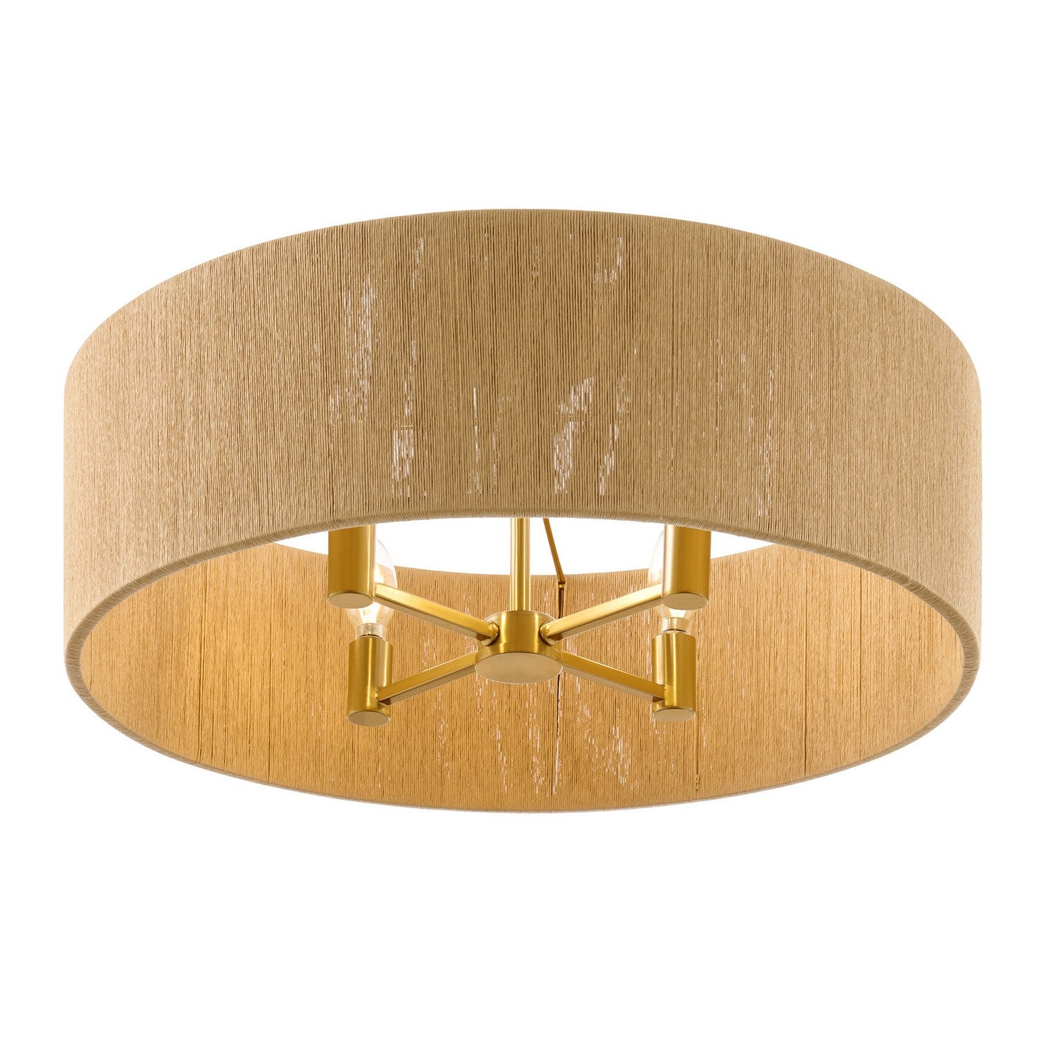 Savoy House - 6-9312-4-322 - Four Light Flush Mount - Maynard - Warm Brass