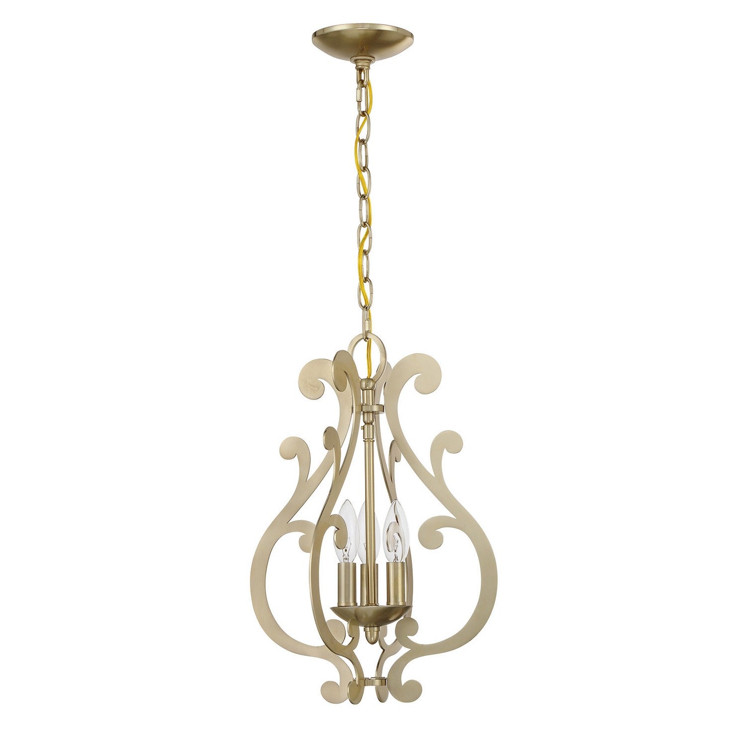 Savoy House - 7-6095-3-127 - Three Light Pendant - Lombard - Noble Brass