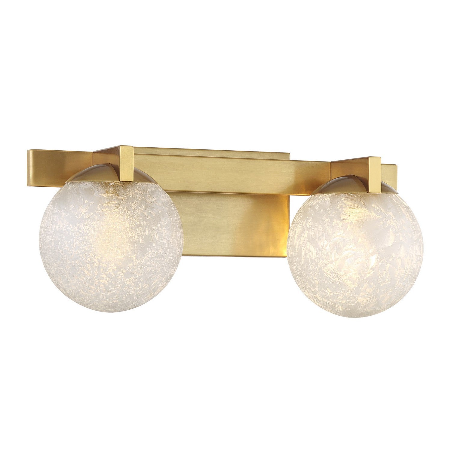 Savoy House - 8-1017-2-322 - Two Light Bathroom Vanity - Darien - Warm Brass