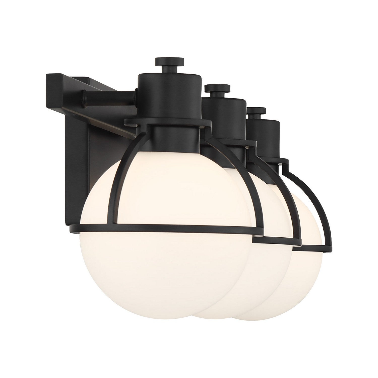 Savoy House - 8-1060-3-BK - Three Light Bathroom Vanity - Pierce - Matte Black