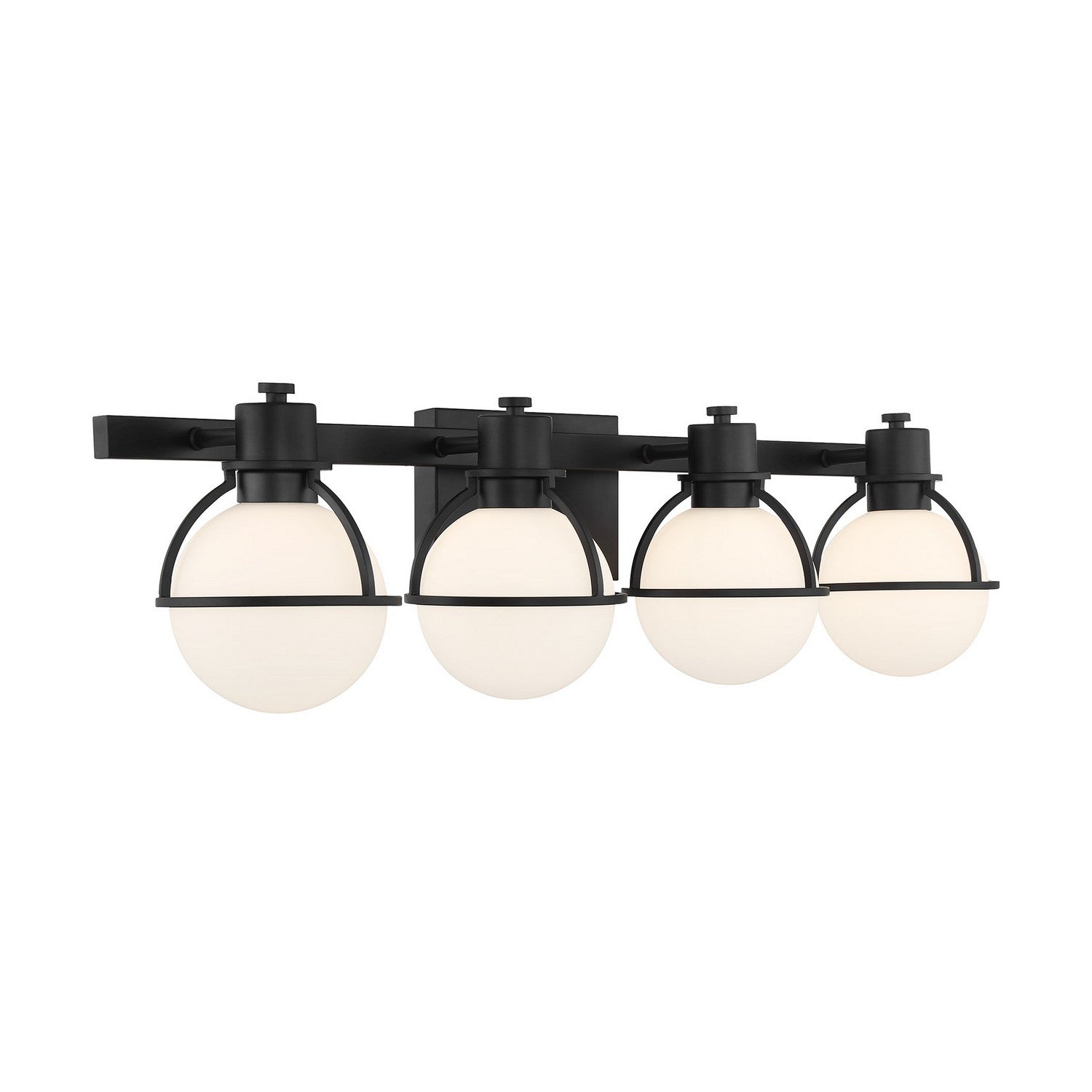 Savoy House - 8-1060-4-BK - Four Light Bathroom Vanity - Pierce - Matte Black