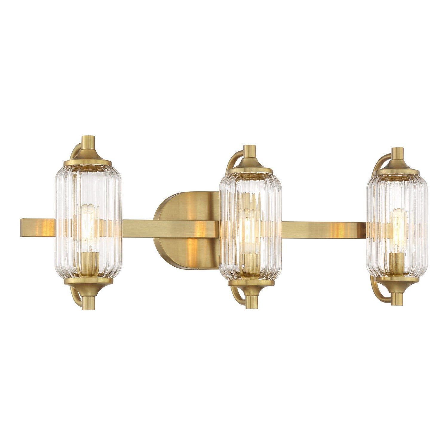 Savoy House - 8-3024-3-322 - Three Light Bathroom Vanity - Holton - Warm Brass