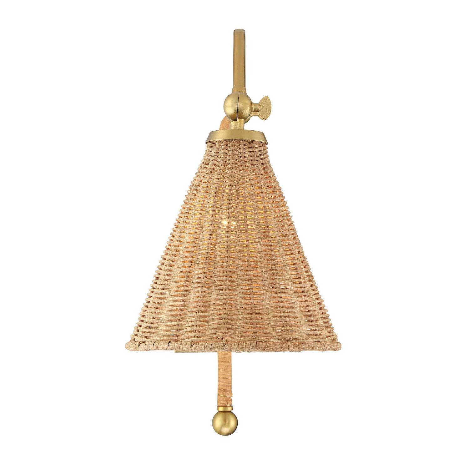 Savoy House - 9-1499-1-322 - One Light Wall Sconce - Linell - Warm Brass