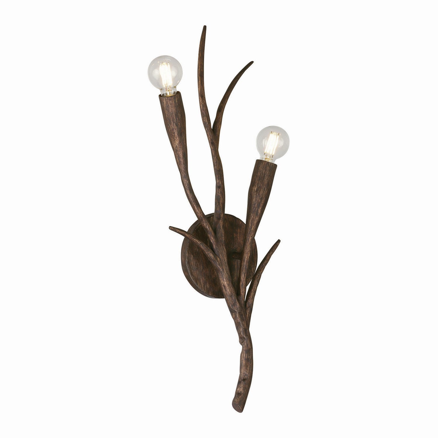 Savoy House - 9-5399-2-105 - Two Light Wall Sconce - Palisades - Bark