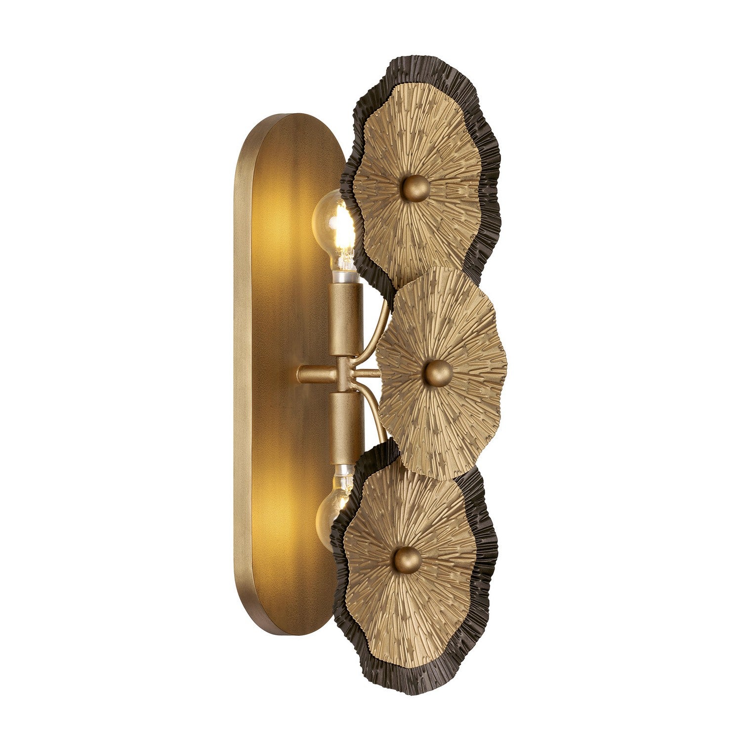 Savoy House - 9-6383-2-61 - Two Light Wall Sconce - Lincoln - Distressed Gold and Bronze