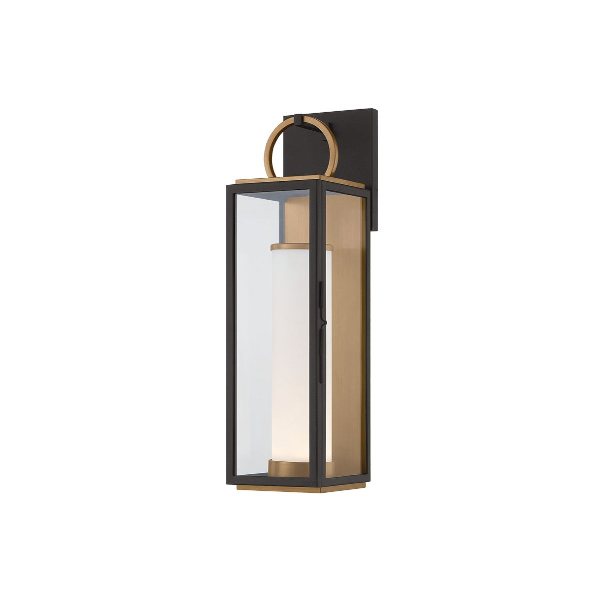 Troy Lighting Canada - B6718-PBR/TBK - DEL Murale - Gareth - Laiton patiné/Noir texturé