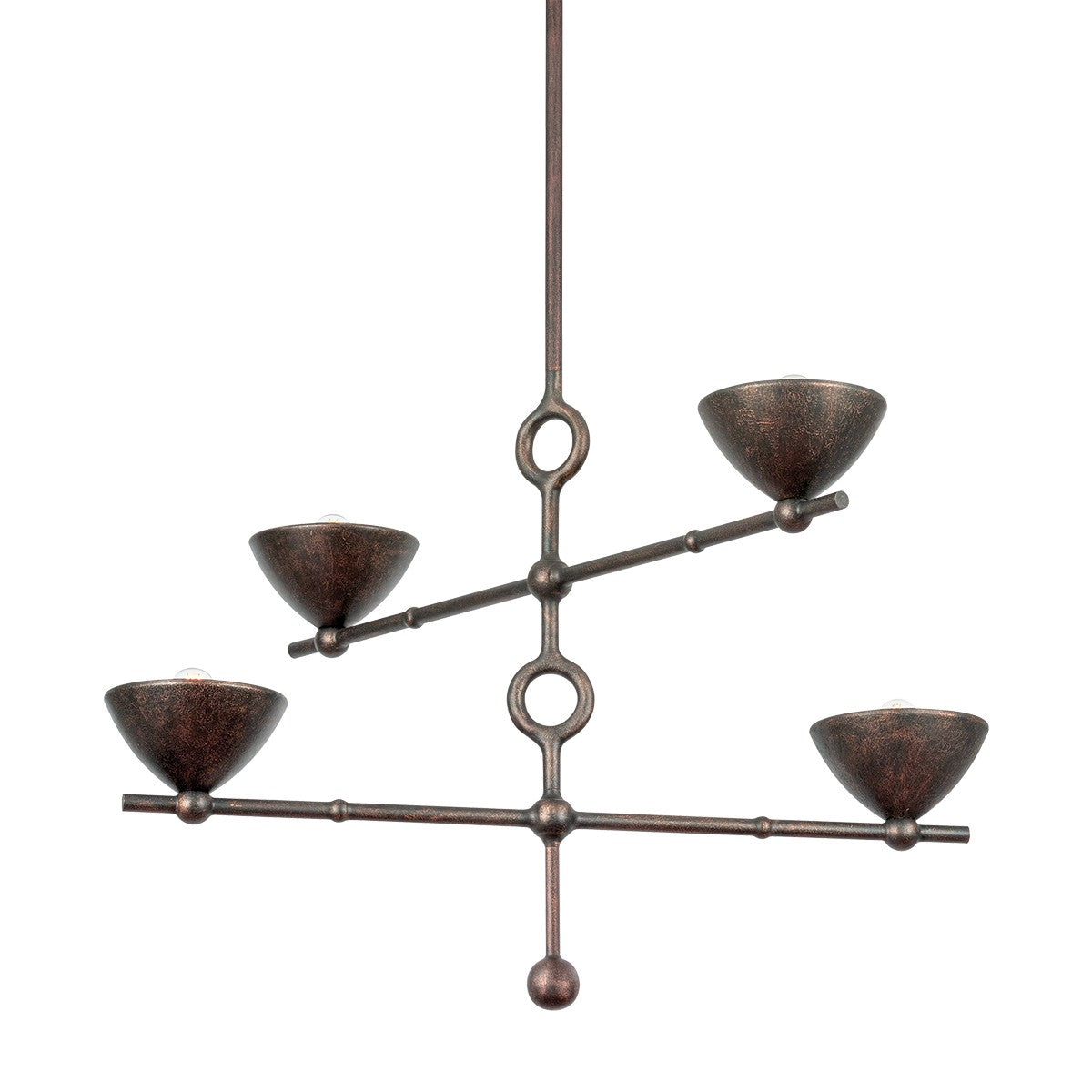 Troy Lighting Canada - F2338-BPG - Quatre lampes Suspendu - Vishal - Or à patine noire