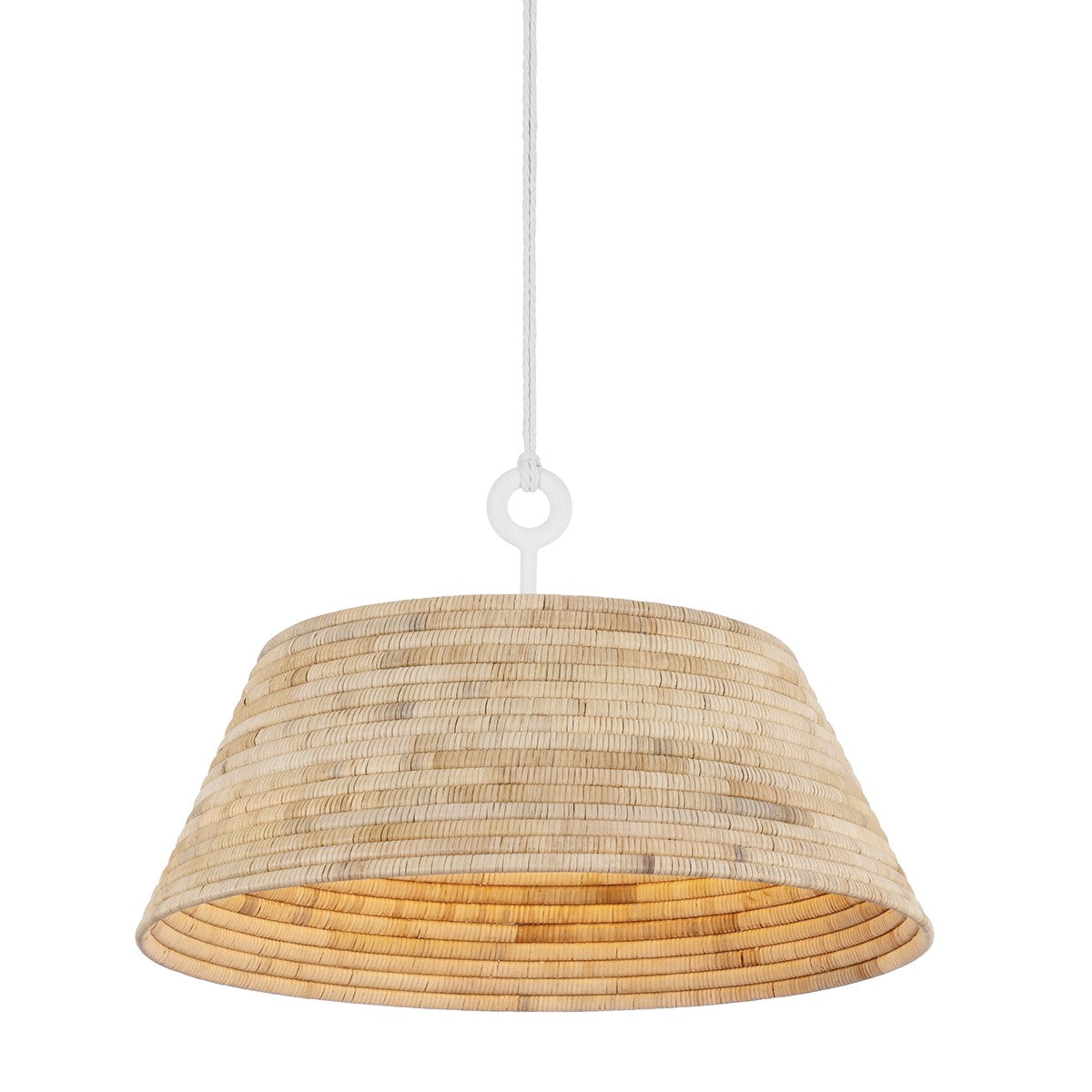 Troy Lighting Canada - F2836-GSW - Une lampe Suspension - Séquoia - Gesso Blanc