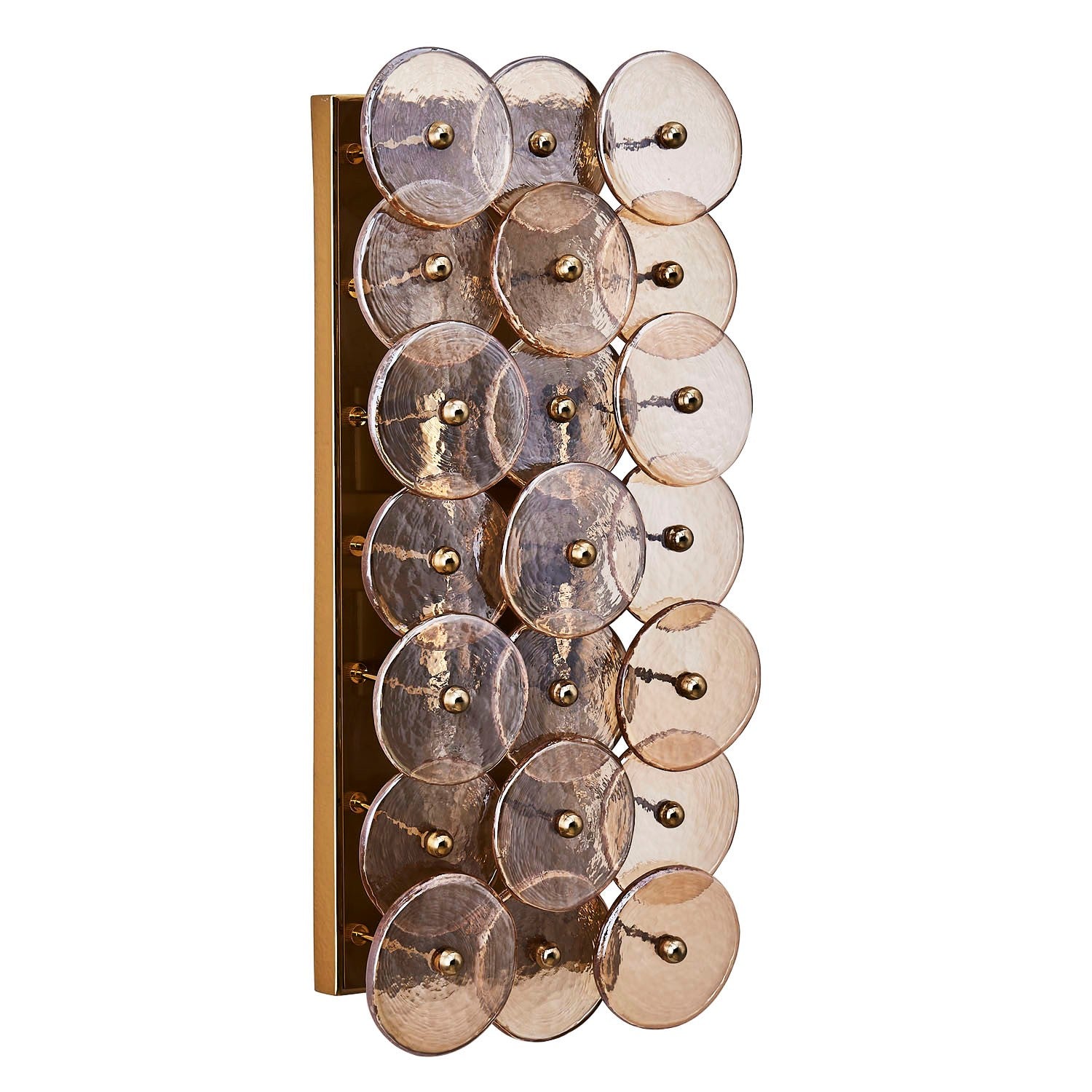 Kalco - 521524PWB - Four Light Wall Sconce - HORTENSIA - Polished Winter Brass