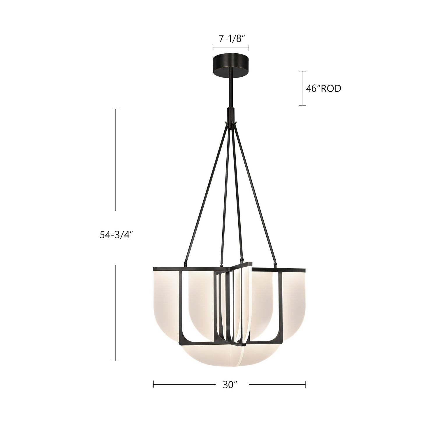 Alora Canada - CH336830UB-UNV - LED Chandelier - Anders - Urban Bronze