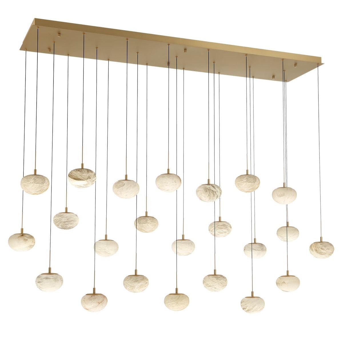 Lib & Co. Canada - 12246-030 - LED Chandelier - Calcolo - Painted Antique Brass