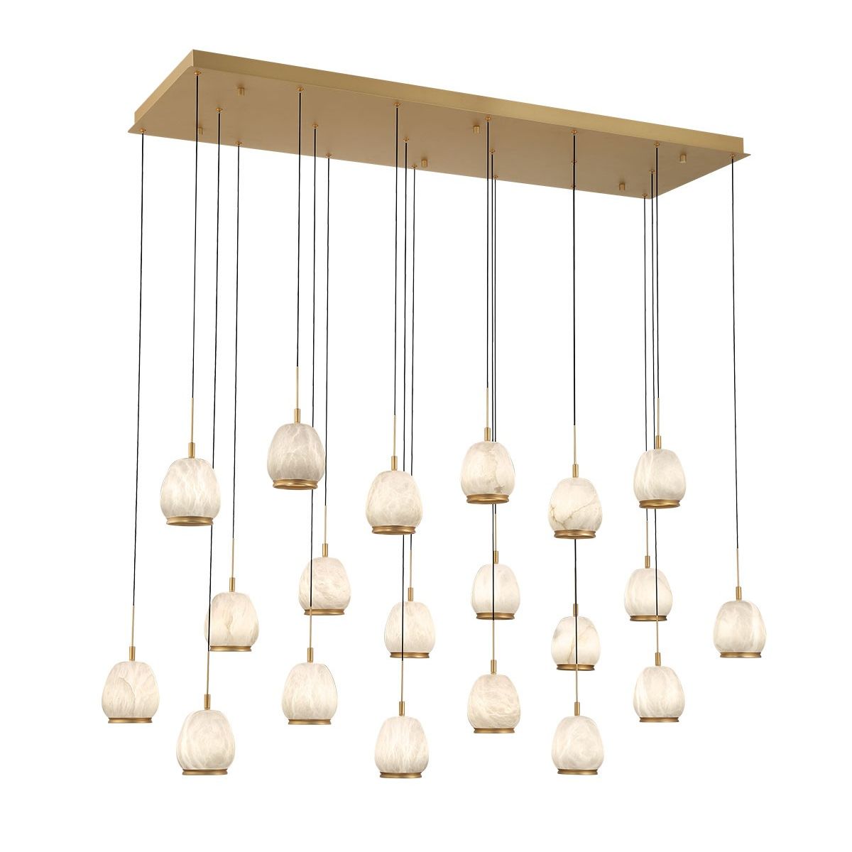 Lib & Co. Canada - 12250-030 - LED Chandelier - Lucidata - Painted Antique Brass