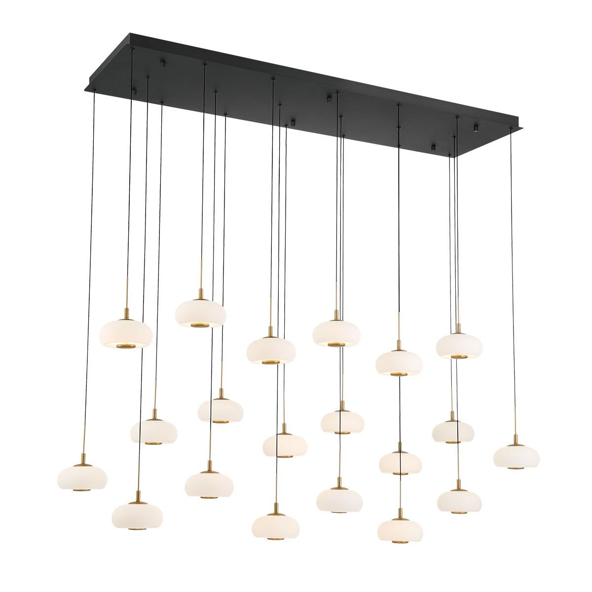 Lib & Co. Canada - 12242-02 - LED Chandelier - Adelfia - Matte Black