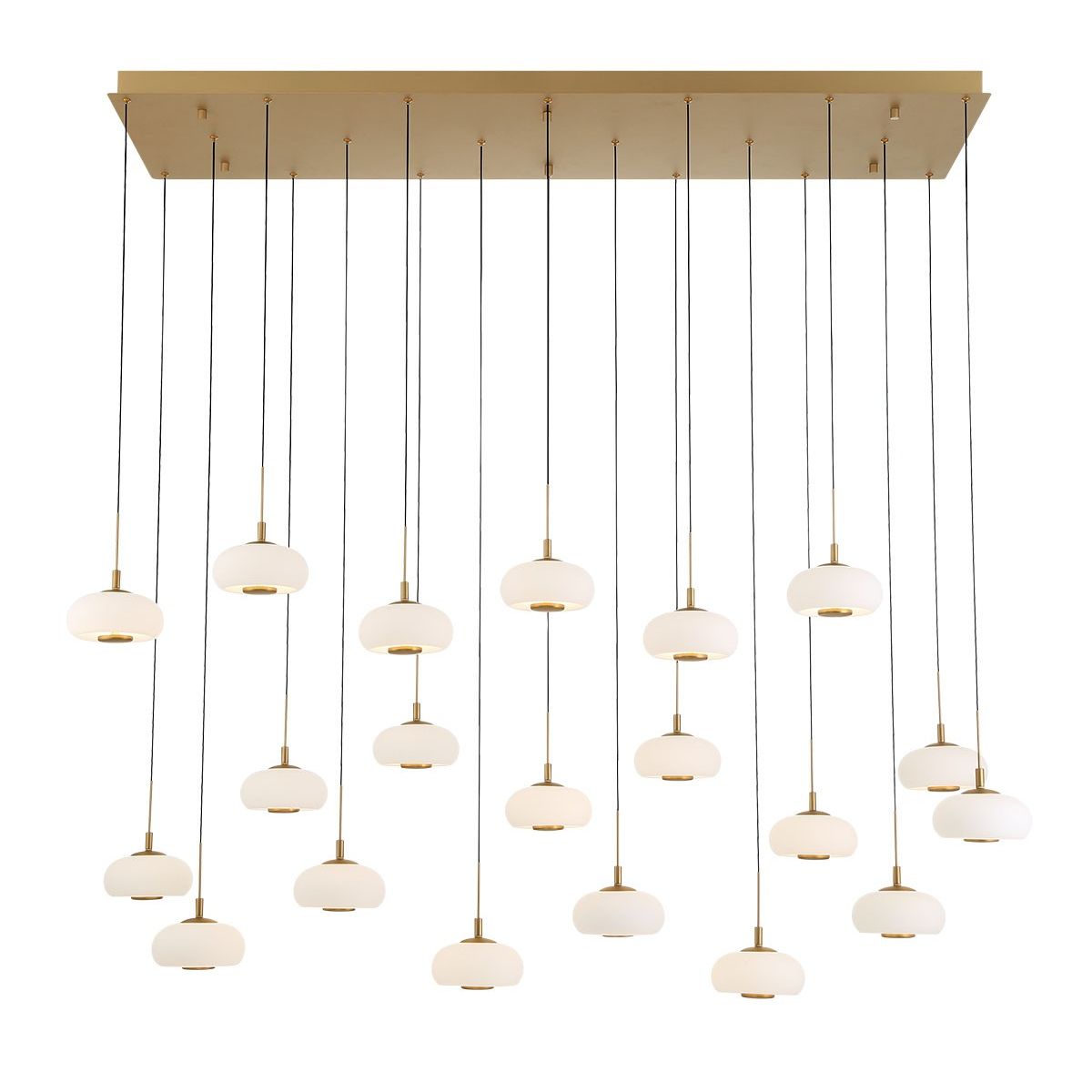 Lib & Co. Canada - 12242-030 - LED Chandelier - Adelfia - Painted Antique Brass