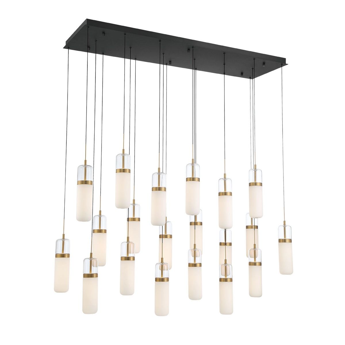 Lib & Co. Canada - 12248-02 - LED Chandelier - Verona - Matte Black
