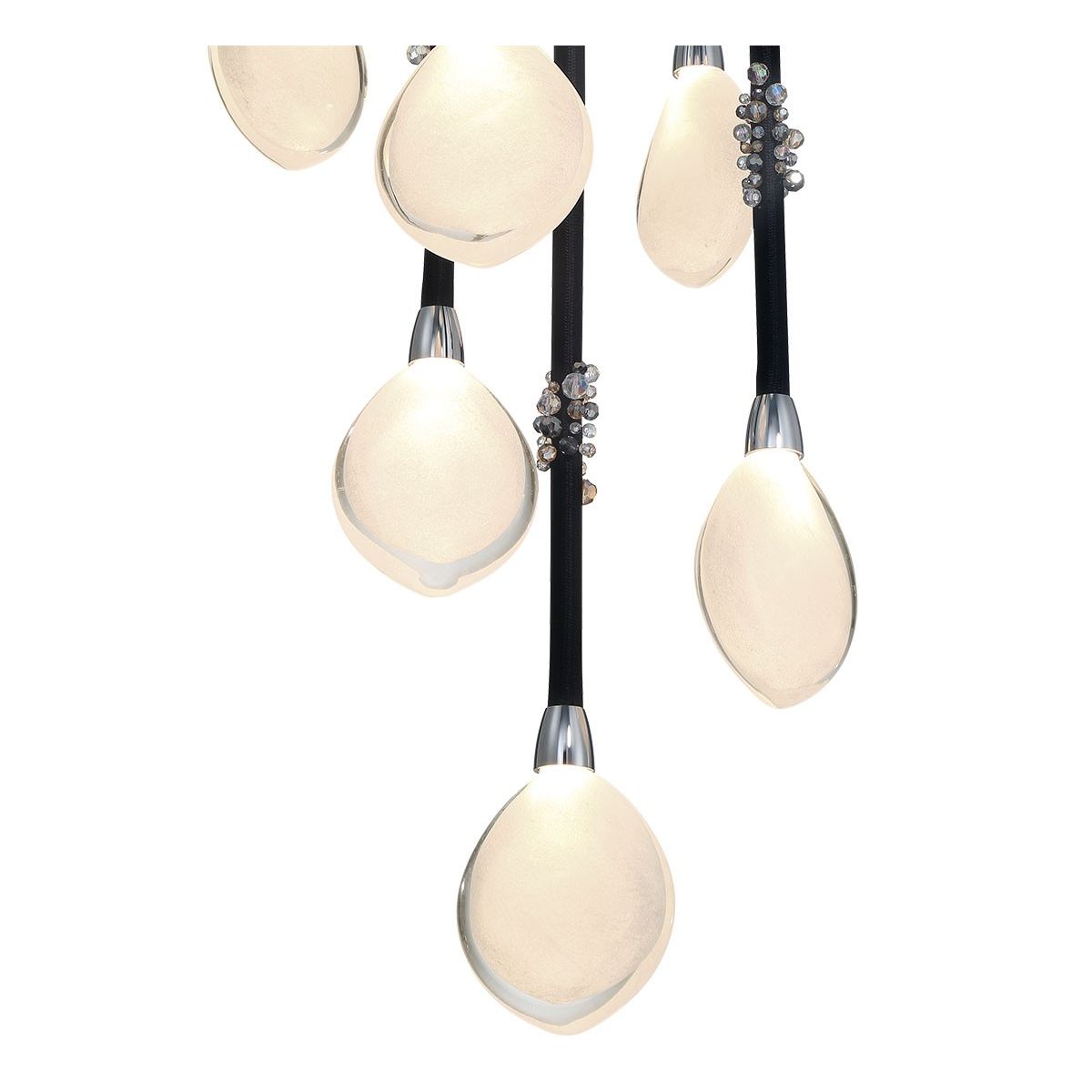 Lib & Co. Canada - 12065-02 - LED Chandelier - Bellissima - Black Sleeves