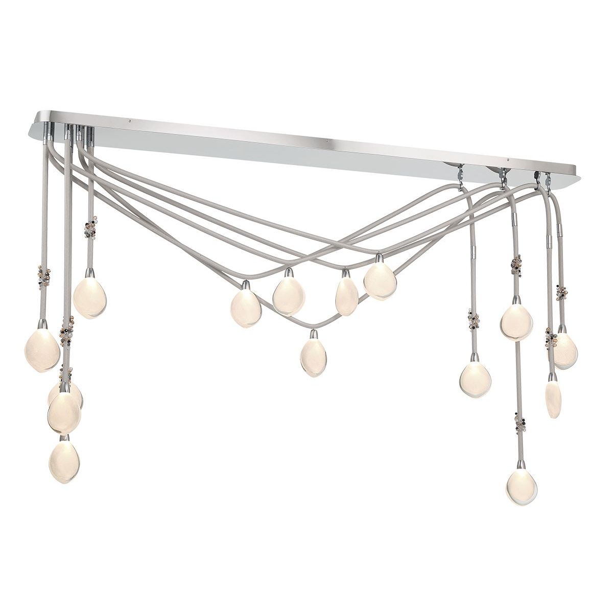 Lib & Co. Canada - 12177-01 - LED Chandelier - Bellissima - Silver Sleeves
