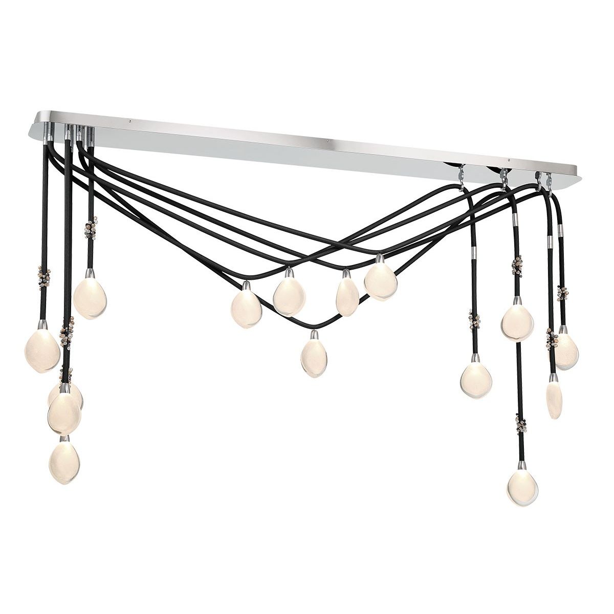 Lib & Co. Canada - 12177-02 - LED Chandelier - Bellissima - Black Sleeves