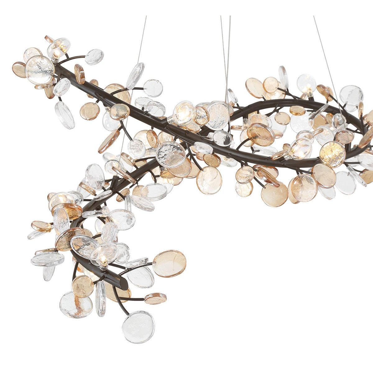Lib & Co. Canada - 12223-043 - LED Chandelier - Pisa - Black with Gold Accent