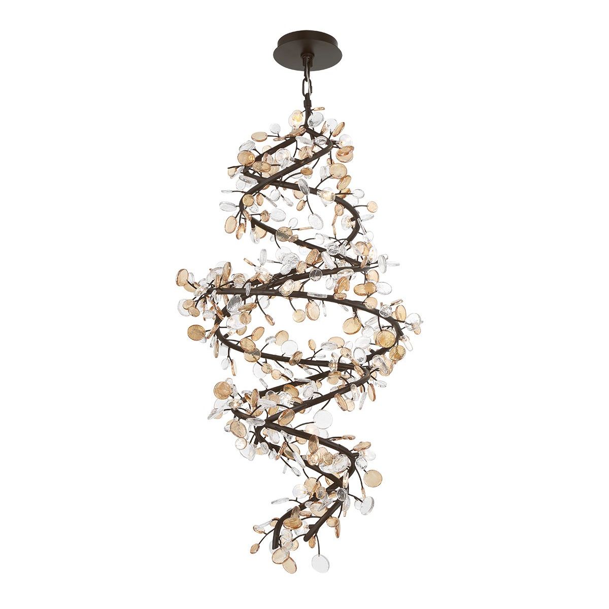 Lib & Co. Canada - 12224-043 - LED Chandelier - Pisa - Black with Gold Accent