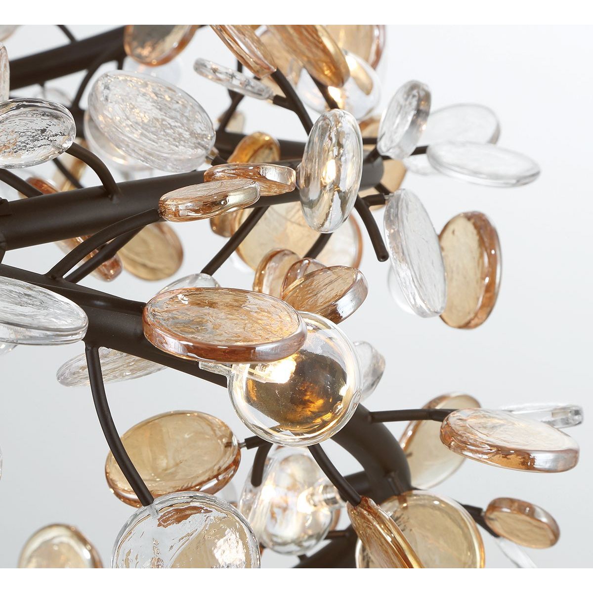 Lib & Co. Canada - 12224-043 - LED Chandelier - Pisa - Black with Gold Accent