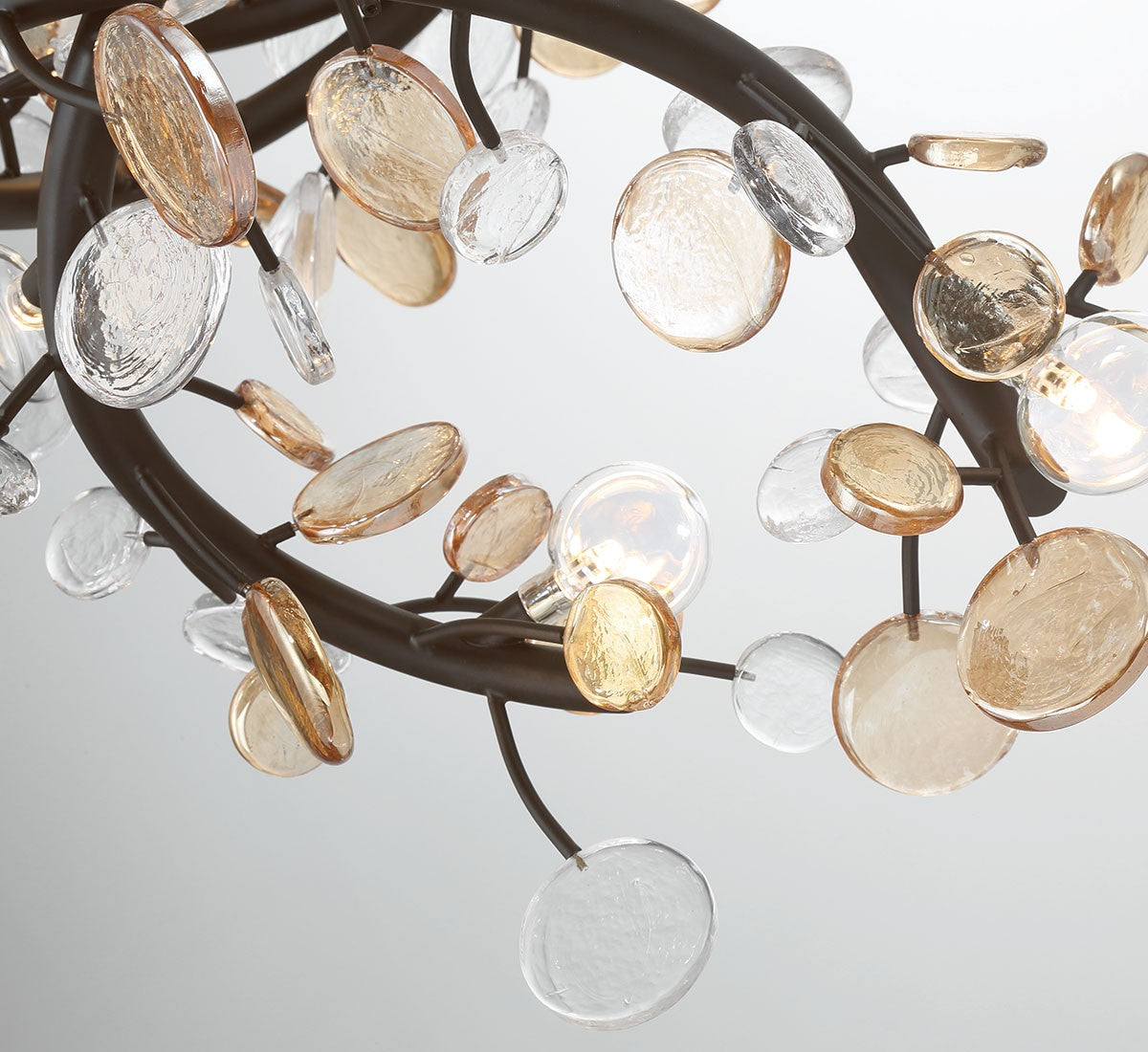 Lib & Co. Canada - 12224-043 - LED Chandelier - Pisa - Black with Gold Accent