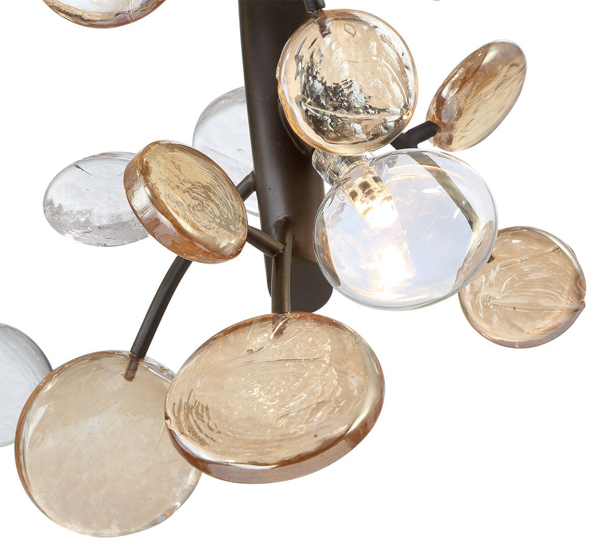 Lib & Co. Canada - 12224-043 - LED Chandelier - Pisa - Black with Gold Accent