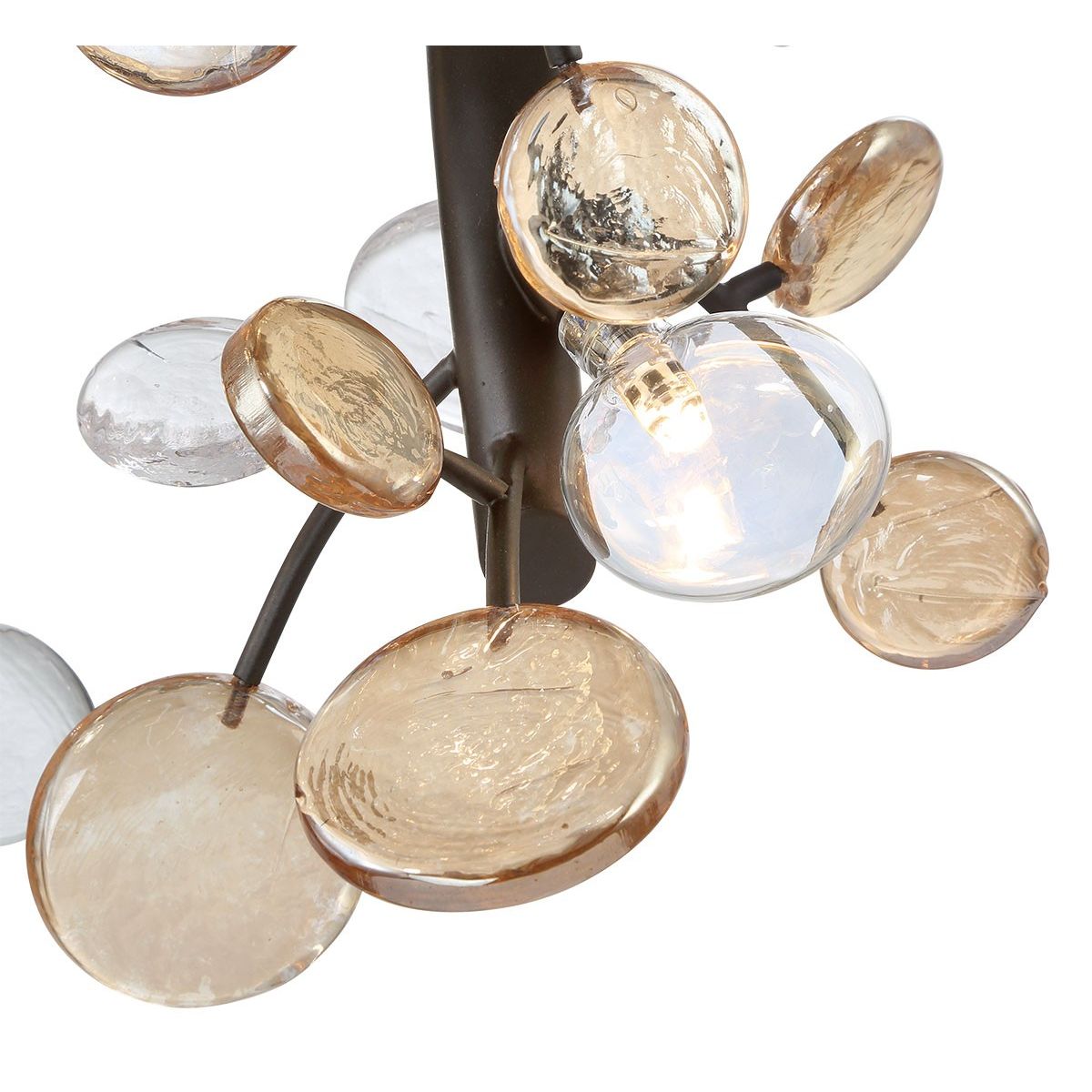 Lib & Co. Canada - 12224-043 - LED Chandelier - Pisa - Black with Gold Accent
