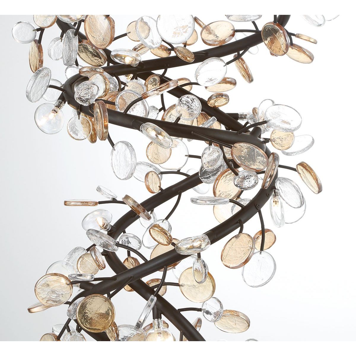 Lib & Co. Canada - 12196-043 - LED Chandelier - Pisa - Black with Gold Accent