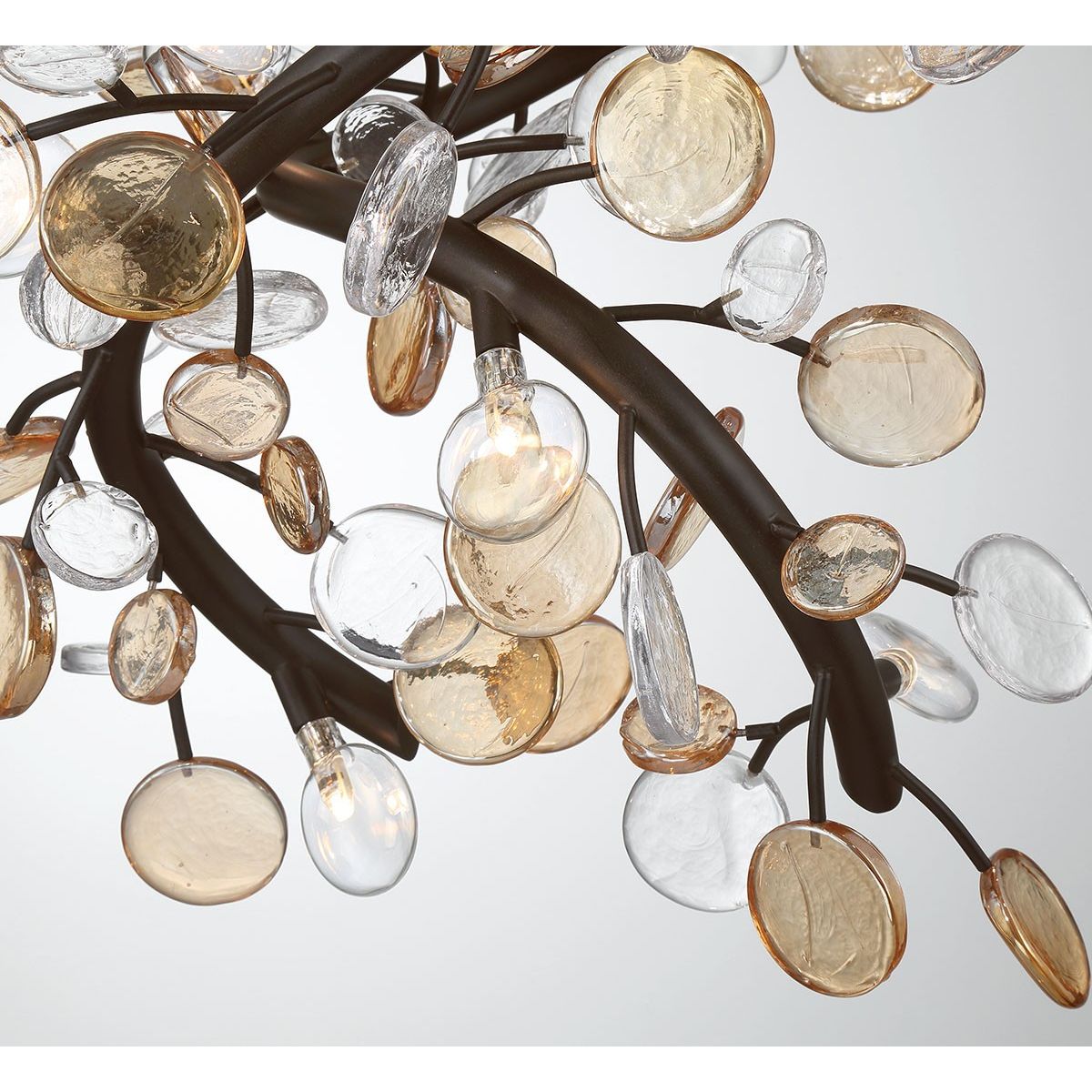 Lib & Co. Canada - 12196-043 - LED Chandelier - Pisa - Black with Gold Accent