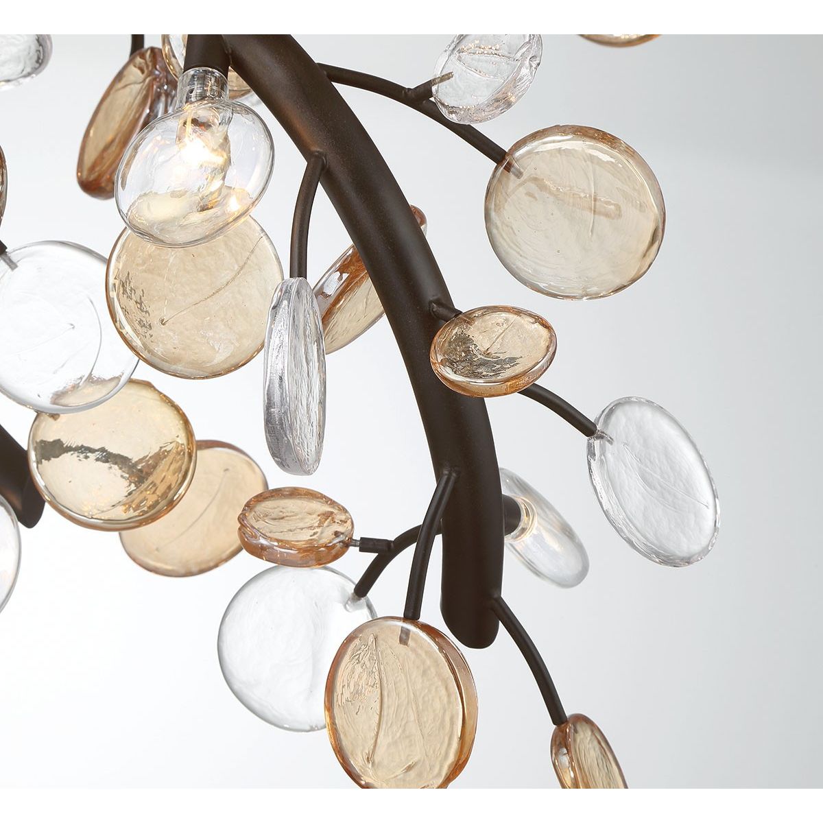 Lib & Co. Canada - 12196-043 - LED Chandelier - Pisa - Black with Gold Accent