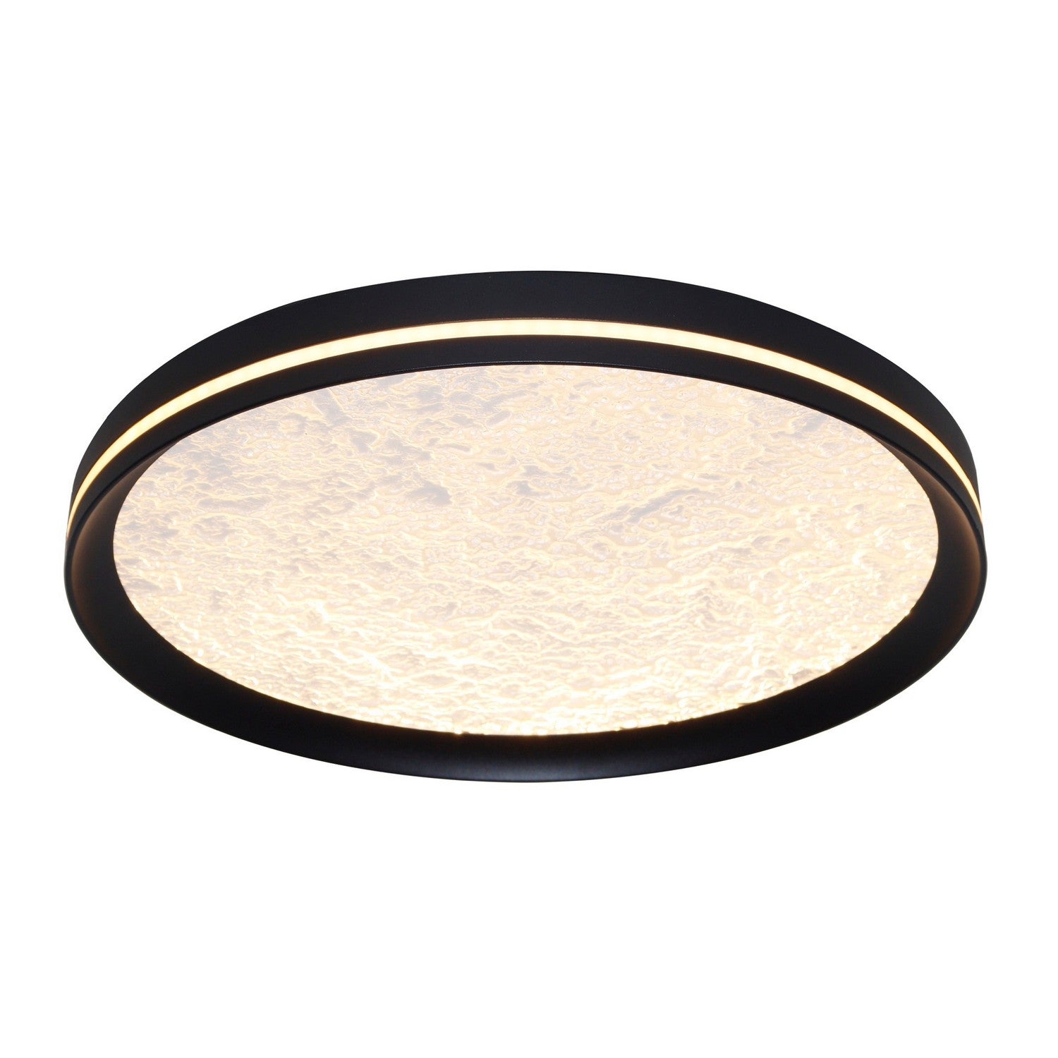 Artcraft Canada - AC6872BK - LED Flush Mount - Luna - Black