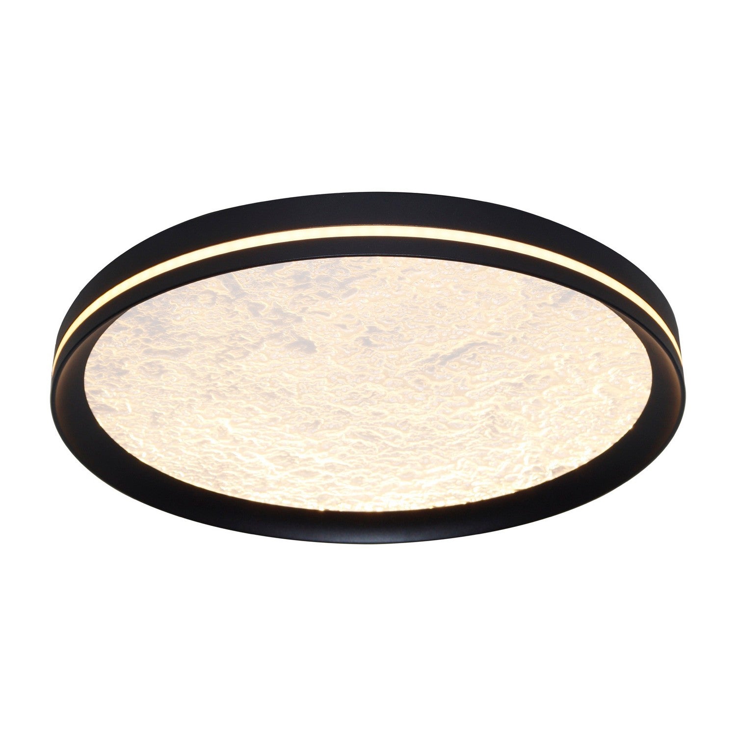 Artcraft Canada - AC6873BK - LED Flush Mount - Luna - Black