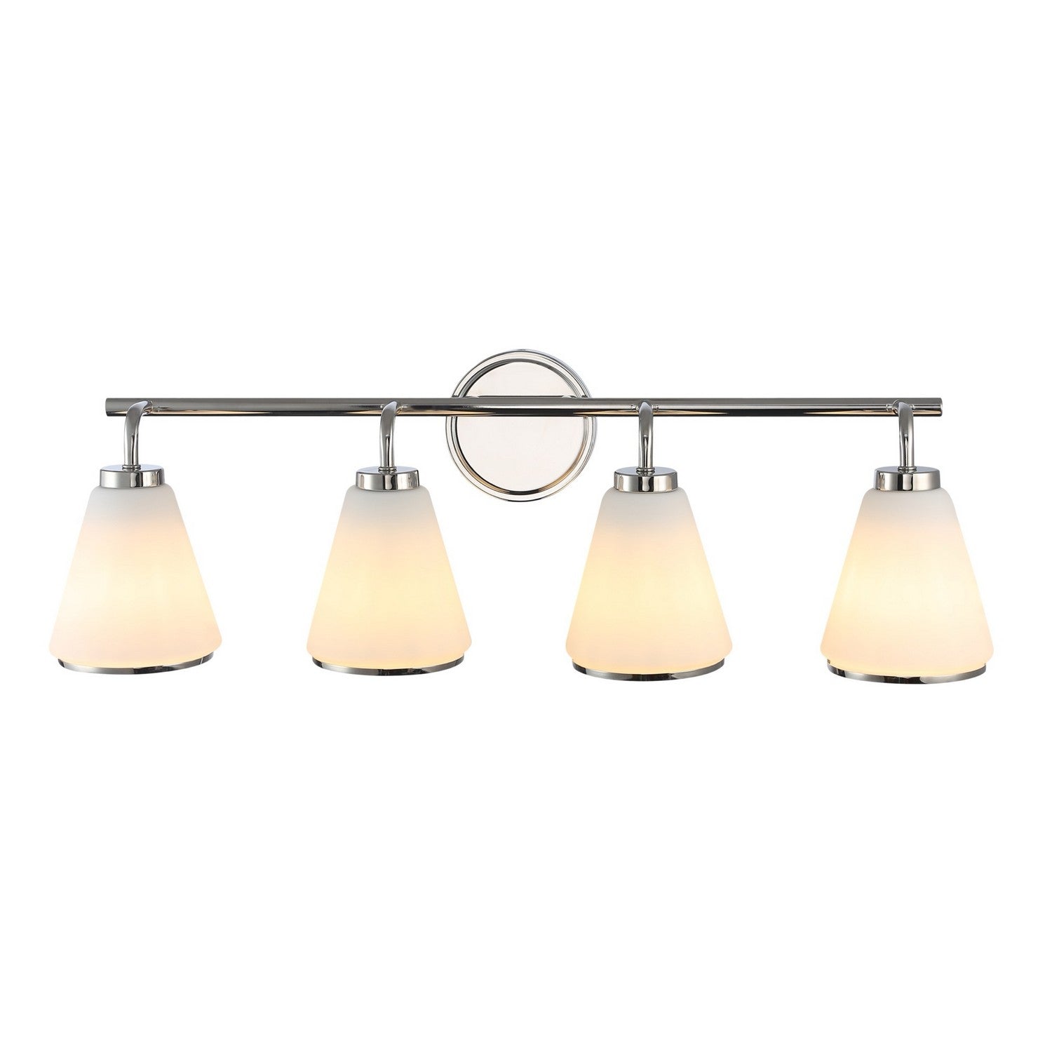 Artcraft Canada - AC12124PN - Meuble-lavabo à quatre lumières - Zoey - Nickel poli