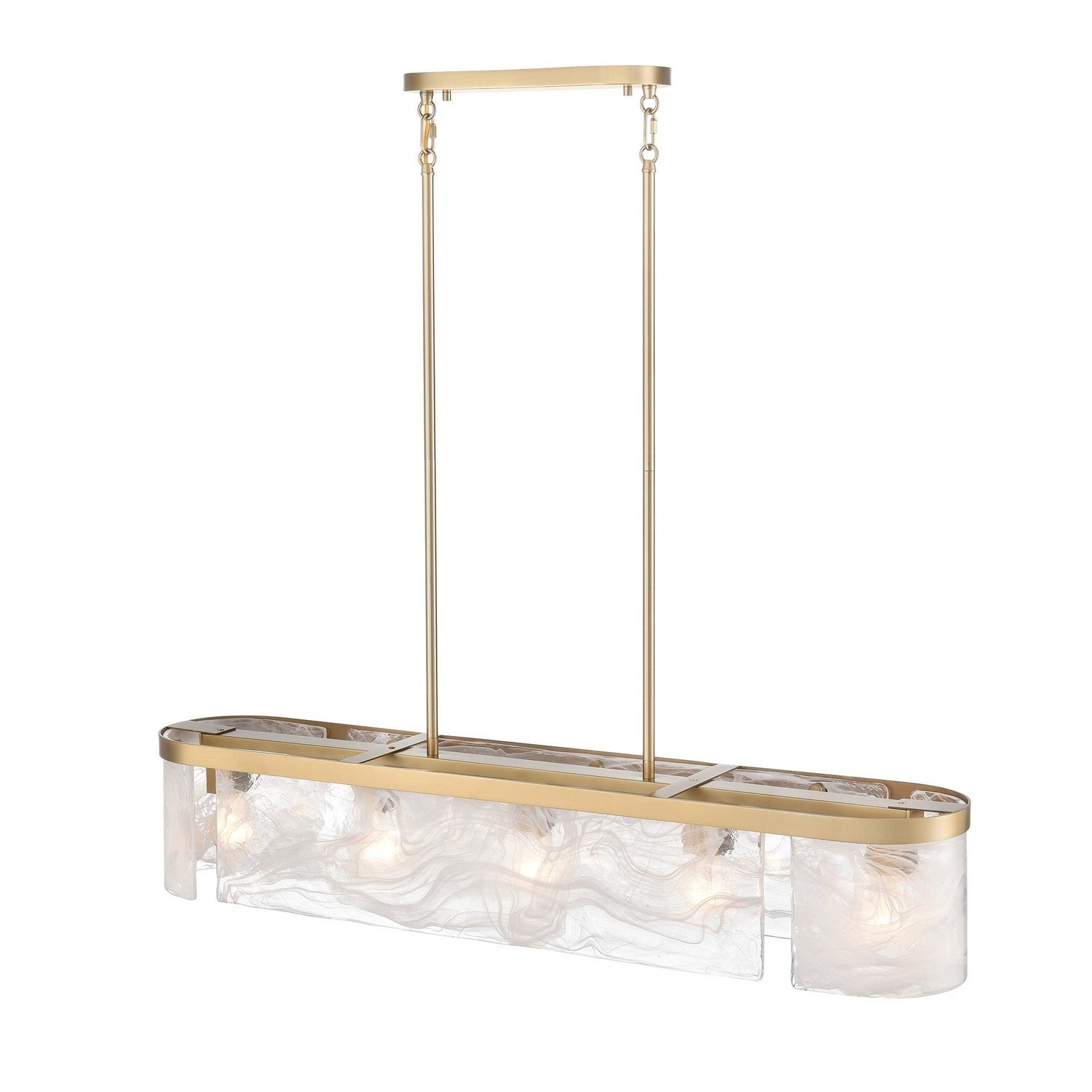 Artcraft Canada - AC12175BR - Île aux six lumières Suspension - Skye - Cuivre
