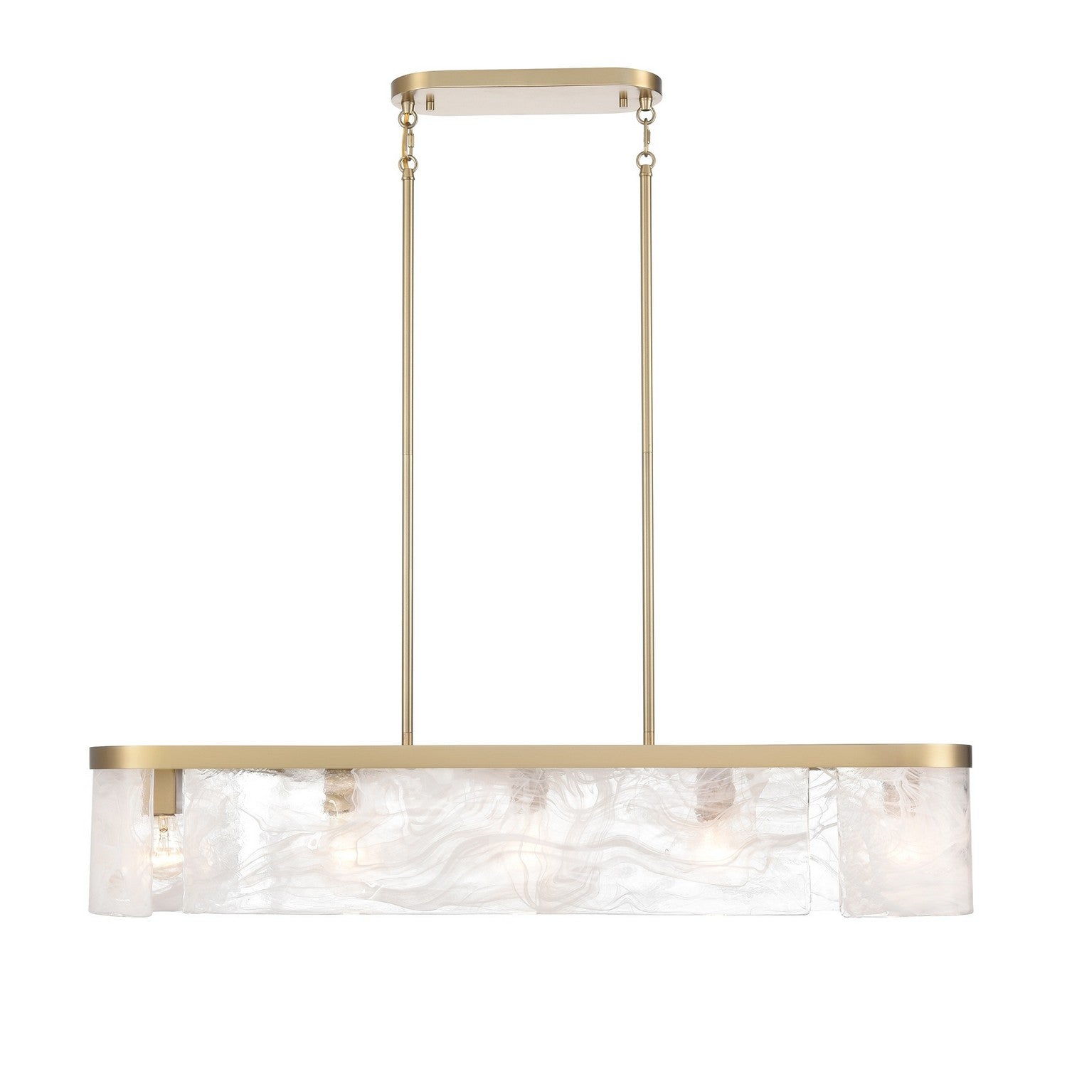 Artcraft Canada - AC12175BR - Île aux six lumières Suspension - Skye - Cuivre